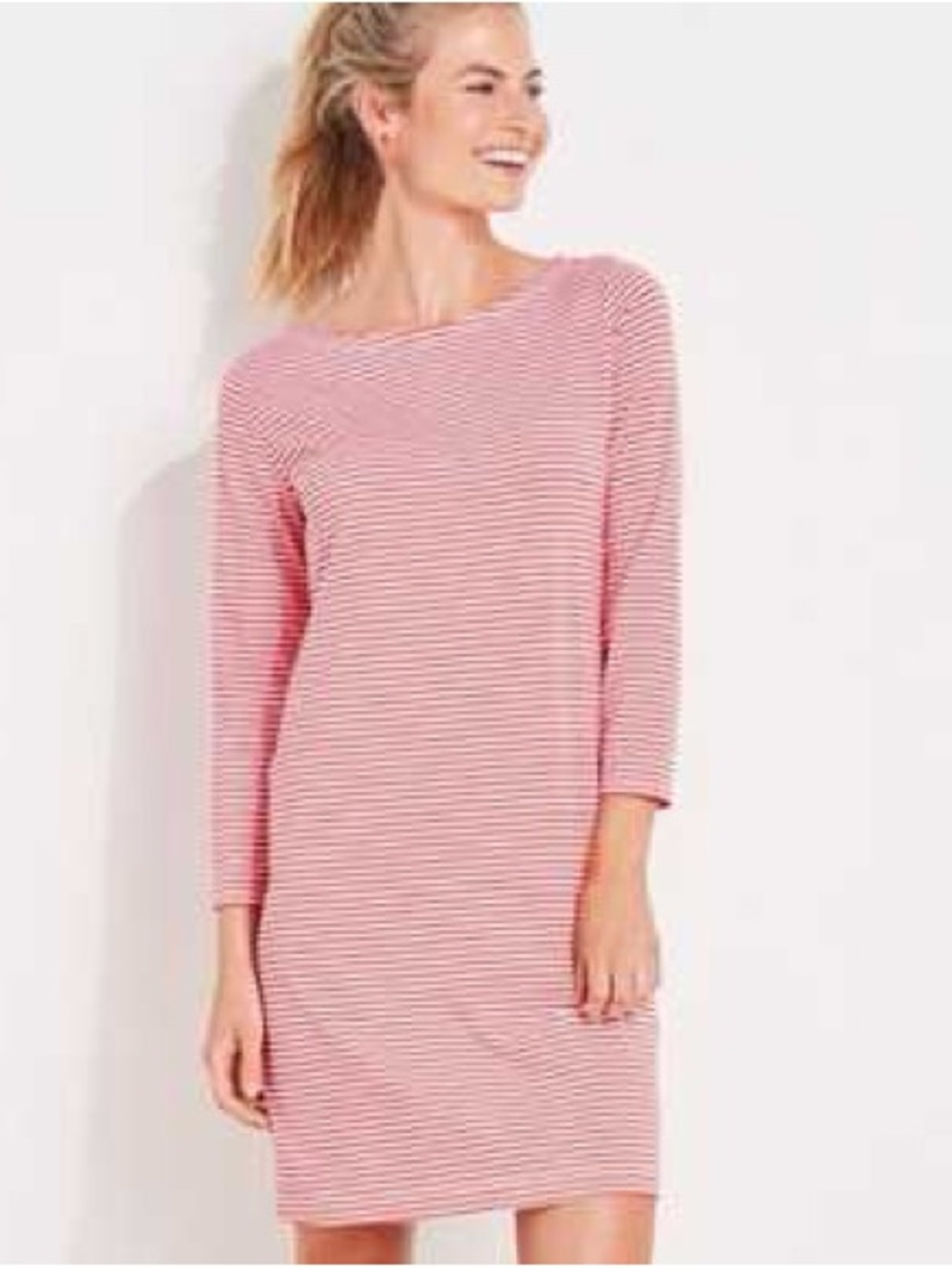 Vineyard Vines - Red & White Striped Boatneck Sankaty Dress - XL